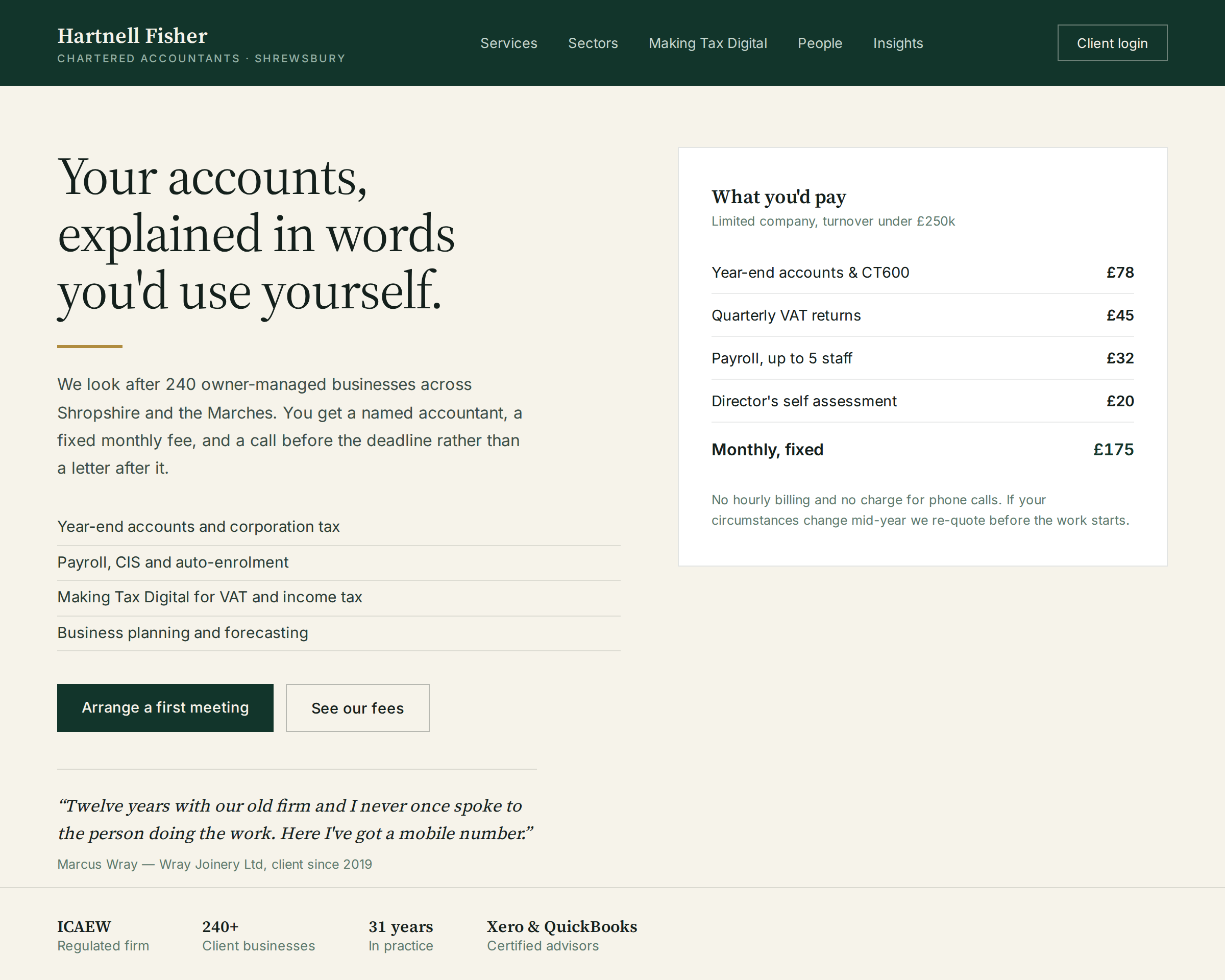 Chartered accountant in Leeds